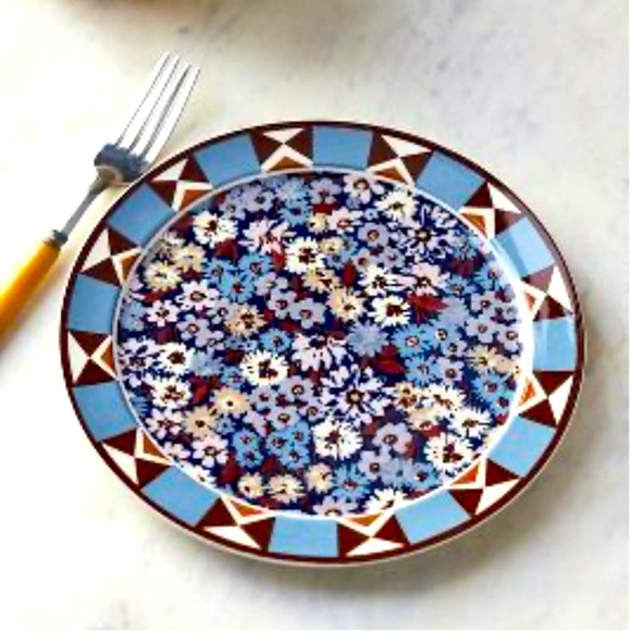 NWT Anthropologie Loren (Blue Motif) Dessert Plate - Picture 1 of 1